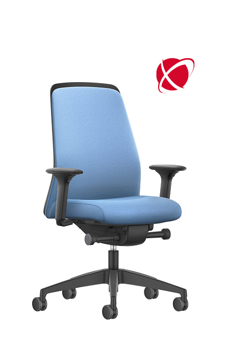 EV366 - Seduta girevole, schienale medio, 
sedile comfort,
Chillback,
FLEXTECH meccanismo



